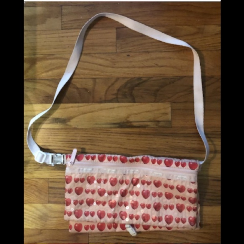 vintage lesportsac Pouch Bag Belt Cross Body Purse